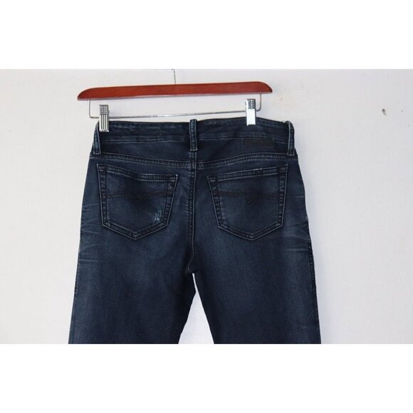Diesel Womens Size 25 XS Dark Blue Grupee Jeans Sweat Pants Skinny Stretch Denim - Picture 5 of 8
